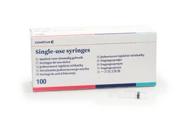 Covetrus Desec Jeringa 3 Cuerpos Cono Excentrico 20 mL 100 Unidades